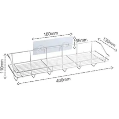 Kệ Nhà Tắm Dán Tường Inox 304 Oenon - Kệ Sắp Xếp Đồ Dùng Chất Liệu Chịu Lực, Kiểu Dáng Chữ Nhật Tiện Lợi, Tiết Kiệm Không Gian