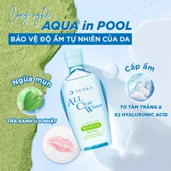 Nước Tẩy Trang Senka All Clear Water Micellar - Làm Sạch Sâu, Giảm Mụn, Dưỡng Ẩm, Cho Da Sáng Mịn - Phù Hợp Mọi Loại Da