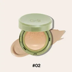 Phấn nước Gilaa Vegan Super Glow Cushion SPF50+ PA++++ - Giúp da căng bóng, bền màu 24h, chứa 20% rau má, phù hợp cho da nhạy cảm, mụn