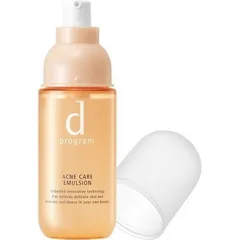 Sữa Dưỡng Da Mụn d program Acne Care Emulsion 100ml - Công Nghệ Microbiome Giảm Mụn và Thâm, Chăm Sóc Da Nhạy Cảm Từ Nhật Bản