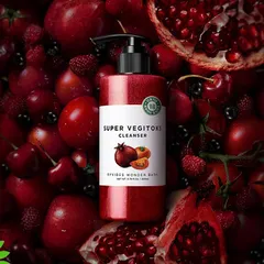 Sữa Rửa Mặt Rau Củ Byvibes Wonder Bath Super Vegitoks 300ml - Chiết Xuất Từ 100% Rau Củ Thiên Nhiên, Dưỡng Ẩm, Làm Sáng Da, Phù Hợp Da Nhạy Cảm