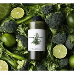 Sữa Rửa Mặt Rau Củ Byvibes Wonder Bath Super Vegitoks 300ml - Chiết Xuất Từ 100% Rau Củ Thiên Nhiên, Dưỡng Ẩm, Làm Sáng Da, Phù Hợp Da Nhạy Cảm