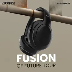 Tai Nghe Chụp Tai Không Dây HiFuture FutureTour - Hybrid ANC, Bluetooth 5.3, 40 Giờ Phát Nhạc - Âm Thanh Chống Ồn Tuyệt Vời