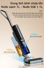 Máy Hút Bụi Lau Nhà Không Dây Tự Giặt Giẻ Akono S5 Pro - Lực Hút 14000Pa, Chức Năng Thông Minh, Tiện Lợi Cho Gia Đình