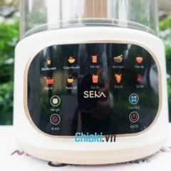 Máy làm sữa hạt đa năng Seka E500 - 10 chế độ xay nấu, hộp chống ồn hiện đại, lưỡi dao 12 cánh, dung tích 1.5L, thiết kế sang trọng