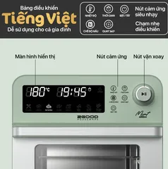 Nồi Chiên Không Dầu 2Good Vortex S-19 Air Fryer Oven 14.5L - Thiết Kế Sang Trọng, Dung Tích Lớn, Đảm Bảo Chất Lượng Ẩm Thực Tốt Nhất