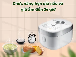 Nồi Cơm Điện Cao Tần 18 Chức Năng Dreamer DKA-IRC118 - Hẹn Giờ, Công Nghệ IH, Dung Tích 1.8L, Chế Độ Nấu Đặc Biệt cho Gạo