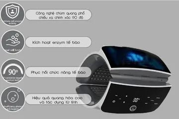Vòm Ánh Sáng Sinh Học Cảm Ứng 7 Màu Devoir Hàn Quốc - Thiết Bị Làm Đẹp Đèn LED, Chăm Sóc Da, Tăng Cường Canxi Cho Xương Khớp