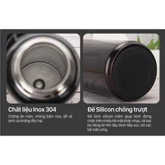 Bình giữ nhiệt 2Good X5 750ml - Inox 304, Giữ Nóng 10h, Giữ Lạnh 24h, Nắp 2in1 Thời Trang, An Toàn Sức Khỏe, Dùng Hàng Ngày
