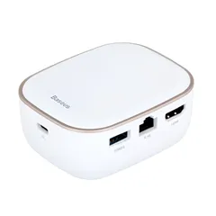 Bộ Hub mở rộng 7 in 1 60W Baseus Type-C - Adapter Sạc & Kết Nối USB 3.0, 4K HDMI cho Laptop, Macbook, Smartphone