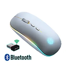 Chuột Không Dây Sidotech Inphic M-1L Sạc Pin - Thiết Kế Công Thái Học, Pin 500mAh, LED RGB 16 Màu, Tương Thích Đa Nền Tảng