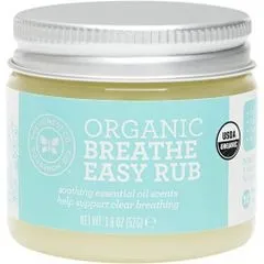 Dầu Bôi Ấm Ngực Organic Rub Cho Bé Từ Sơ Sinh - Hỗ Trợ Giảm Ho, Làm Dịu Đường Hô Hấp, Hương Thơm Dịu Nhẹ, An Toàn Cho Trẻ Em