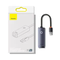 Hub Chuyển Type C Sang LAN RJ45 Baseus Lite Series - Bộ Chuyển Đổi Ethernet Tốc Độ Cao 1000Mbps Chất Liệu Nhôm Siêu Bền