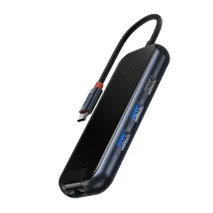 Hub Mở Rộng 5 in 1 Baseus AcmeJoy - Docking HUB Tốc Độ Cao, Tương Thích Laptop, Macbook, iPad, Smartphone Android 4K HD