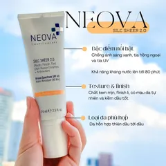 Kem Nền Chống Nắng Neova Damage Control Silc Sheer 2.0 SPF40 - Bảo Vệ Da Toàn Diện & Chống Nắng Không Dầu, Dành Cho Mọi Loại Da