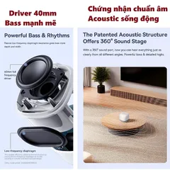Loa Bluetooth không dây Baseus AeQur V2 20W - Loa âm thanh 360° chất lượng cao, pin 30 giờ, kết nối dễ dàng với mọi thiết bị