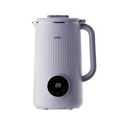 Máy Làm Sữa Hạt Unie UMB10 - Dung Tích 1L, 800W, Chức Năng Đa Năng Xay Nấu Sữa Hạt, Sinh Tố, Cháo, Màu Tím Pastel