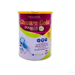 Sữa non Glusure Gold 900g cho người tiểu đường - Bổ sung dinh dưỡng, ổn định đường huyết, hỗ trợ phục hồi sức khỏe từ Mỹ