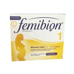 Viên Uống Vitamin Tổng Hợp Femibion 1 Cho Bà Bầu - Hỗ Trợ Phát Triển Thai Nhi, Giàu Acid Folic, Hộp 28 Viên Đức