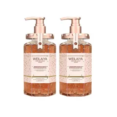Combo 2 Sữa Tắm Hoa Hồng Damask + Gội Xả Gừng Weilaiya - Giúp Trắng Da, Chăm Sóc Tóc Khỏe Mạnh Từ Thiên Nhiên