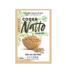 Đậu Gà Lên Men Viên Coden Natto - Hỗ Trợ Tim Mạch, Tăng Cường Sức Khỏe Từ Natto Nhật Bản - Protein và Vitamin Tự Nhiên