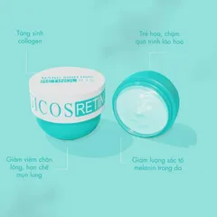 Dưỡng Thể Màng Sinh Học Gicos Retinol 0.1% - Kem Làm Trắng Da, Cấp Ẩm, Làm Sáng Đều Màu, Dưỡng Da Body Mịn Màng 250g