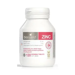 Viên Bổ Sung Kẽm Bio Island Zinc Úc 120 Viên Cho Trẻ Từ 1 Tuổi Hỗ Trợ Tăng Cường Sức Đề Kháng Và Tiêu Hóa Tốt