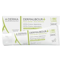 Kem A-Derma Dermalibour+ Giúp Làm Dịu Da Kích Ứng - Kem Dưỡng Ẩm Phục Hồi Da 50ml, Phù Hợp Cho Trẻ Em Và Người Lớn