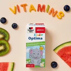Siro Kinder Optima Doppelherz 100ml - Hỗ Trợ Bé Ăn Ngon, Tiêu Hóa Khỏe, Tăng Cường Miễn Dịch Cho Trẻ Trên 2 Tuổi