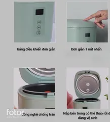 Nồi Cơm Điện Tử Joou RC23-12 - Công Nghệ Nấu 3D Đa Chiều, Dung Tích 1.2 Lít, Điều Khiển Cảm Ứng, Nấu Cơm Ngon Giữ Dinh Dưỡng