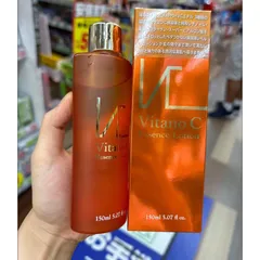 Nước Hoa Hồng Vitamin C Bishou Akari Vitano C Essence Lotion 150ml - Dưỡng Ẩm, Sáng Da, Collagen Tự Nhiên, Phù Hợp Mọi Loại Da