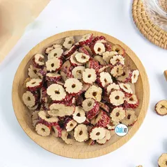 Táo Đỏ Sấy Khô Giòn Thái Lát - Quà Tặng Dinh Dưỡng Thiên Nhiên, Thưởng Thức Trực Tiếp Hoặc Pha Trà