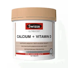 [Hàng nhập khẩu] Viên Uống Bổ Sung Canxi Swisse Calcium + Vitamin D3 - Hỗ Trợ Xương Khớp Chắc Khỏe, Sản Phẩm Từ Úc, 150 Viên