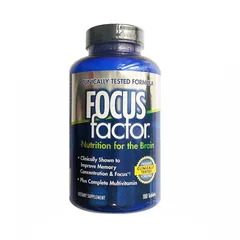 Viên uống bổ não Focus Factor Nutrition for the Brain của Mỹ - Công thức hỗ trợ tăng cường trí nhớ và sự tập trung an toàn, 150 viên
