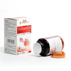 Viên uống Gusaradi Học viện Quân Y - Hỗ trợ điều trị bệnh gout, giảm acid uric, hộp 60 viên thiên nhiên, cải thiện sức khỏe.