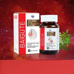 Viên Uống Giảm Axit Uric Baigute - Chiết Xuất Tự Nhiên Hỗ Trợ Điều Trị Gout, Cải Thiện Sức Khỏe Khớp - Hộp 20 Viên