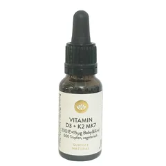 Vitamin D3 K2 MK7 Sunday Natural 20ml - Bổ sung Vitamin D cho trẻ sơ sinh và trẻ nhỏ, hỗ trợ phát triển chiều cao và ngăn còi xương