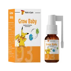 Xịt Grow Baby D3-K2 DHA - Vitamin Tổng Hợp Hỗ Trợ Phát Triển Cho Trẻ Sơ Sinh và Trẻ Nhỏ - Dạng Xịt Hương Chanh Dễ Dùng