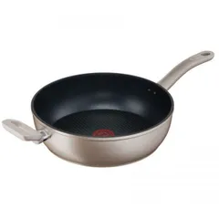 Chảo Chống Dính Sâu Lòng Tefal Sensations 28cm - Đa Năng, Chất Liệu Hợp Kim Nhôm, Phù Hợp Với Bếp Từ, Gas, Hồng Ngoại