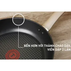Chảo Chống Dính Sâu Lòng Tefal Sensations 28cm - Đa Năng, Chất Liệu Hợp Kim Nhôm, Phù Hợp Với Bếp Từ, Gas, Hồng Ngoại