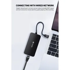 Hub Chuyển Đổi Đa Năng Mazer USB-C 6-in-1 M-UC2MULTI4060-BK - Kết Nối HDMI 4K, Ethernet, 3 USB-A, Sạc USB-C, Tiện Lợi Cho Mọi Thiết Bị