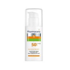 Kem Chống Nắng Pharmaceris S Medi Acne Protect Cream SPF 50+ - Bảo Vệ Da Chống Tia UV, Giảm Mụn, Dầu Nhờn - 50ml
