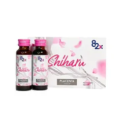 Nước Uống Hỗ Trợ Cân Bằng Nội Tiết Tố 82X Shiharu Placenta - Làm Đẹp Da, Ngăn Ngừa Nám, Phục Hồi Sức Khỏe Nữ Giới 50ml/Chai