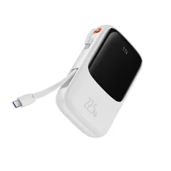 Sạc Dự Phòng Baseus Qpow Pro 10000mAh - Bảo Mật Thông Minh, Sạc Nhanh USB & Type C, Màn Hình Hiển Thị, Dành Cho Điện Thoại & Thiết Bị Di Động