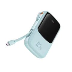 Sạc Dự Phòng Baseus Qpow Pro 10000mAh - Bảo Mật Thông Minh, Sạc Nhanh USB & Type C, Màn Hình Hiển Thị, Dành Cho Điện Thoại & Thiết Bị Di Động