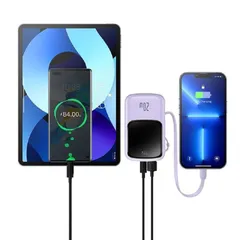 Sạc Dự Phòng Baseus Qpow Pro 10000mAh - Bảo Mật Thông Minh, Sạc Nhanh USB & Type C, Màn Hình Hiển Thị, Dành Cho Điện Thoại & Thiết Bị Di Động