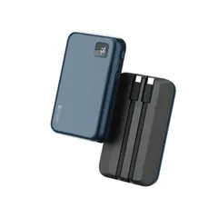 Sạc Dự Phòng Mazer SuperMINI-Pocket Power.Link Trio 10.000mAh - Pin Nhỏ Gọn Tích Hợp Cáp Lightning & USB-C, Sạc Nhanh 22W