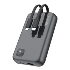Sạc Dự Phòng Mazer SuperMINI-Pocket Power.Link Trio 10.000mAh - Pin Nhỏ Gọn Tích Hợp Cáp Lightning & USB-C, Sạc Nhanh 22W