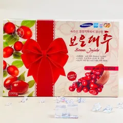 Táo Đỏ Hàn Quốc Samsung Boeun Jujube Sấy Khô Hộp Nơ - Giàu Vitamin, Tăng Cường Sức Khỏe, Quà Tặng Ý Nghĩa 1kg