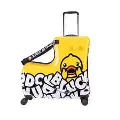 Vali Kéo Cho Bé Kiêm Xe Ngồi Bduck Limited Version - Thiết Kế Ngộ Nghĩnh, Chất Liệu Nhựa ABS Siêu Bền, Phù Hợp Trẻ 1-10 Tuổi